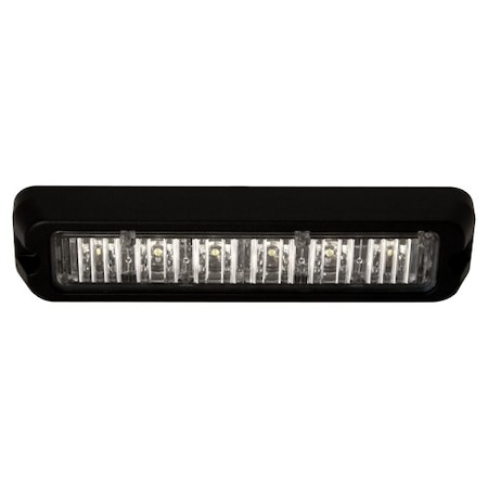 Ecco DIRECTIONAL LED: SURFACE/SWIVEL BRACKET/CLAMP/SELF-ADHESIVE MOUNT, 21 FLASH PATTERNS, 12-24VDC, CLEA ED3706C